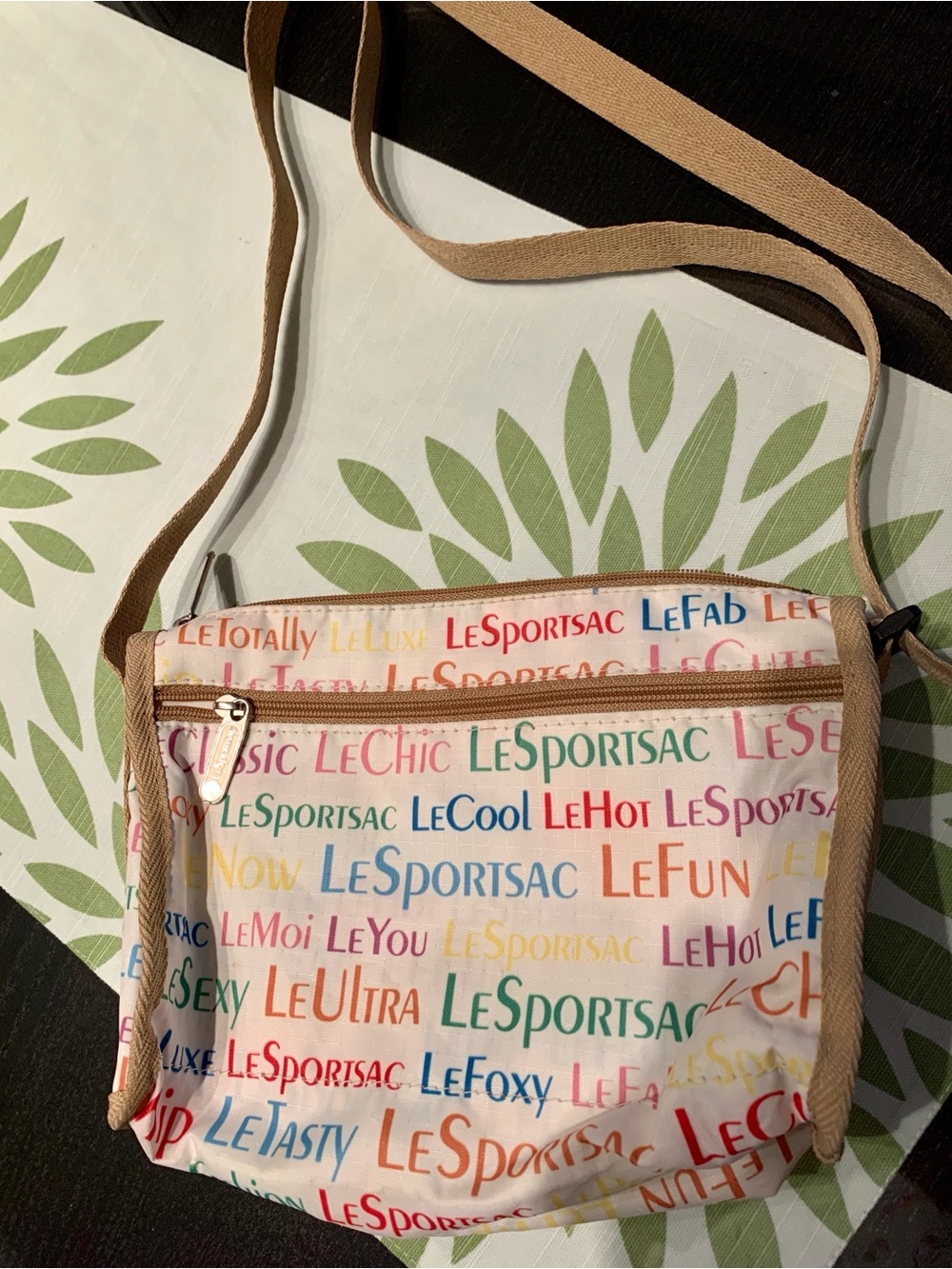 LeSportsac Multicolor Logo Print Crossbody Bag